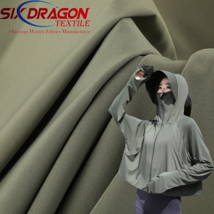 75D 4-way stretch outdoor uv resistant fabric for jacket