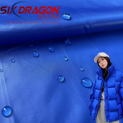 30D light waterproof calendering material for down jacket