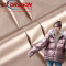 50D glossy hot-stamped fabric water resistant clothing material for down jacket