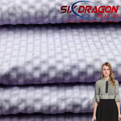 Puff Check 105g Waterproof Shirt Fabric