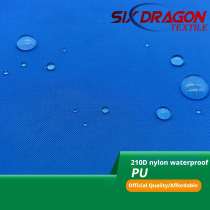 210d nylon waterproof fabric for lining , backpacks, tents, work clothes