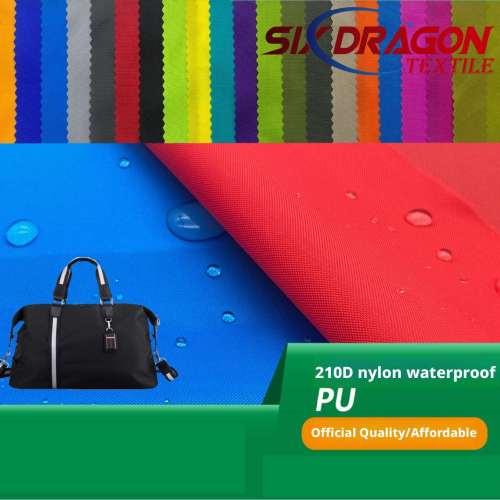 210d nylon waterproof fabric for lining , backpacks, tents, work clothes
