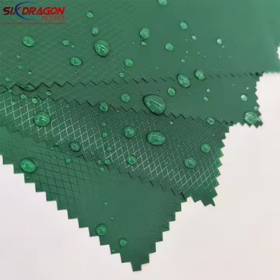 Waterproof Dark Green Polyester Taffeta Fabric for Tent,Car cover