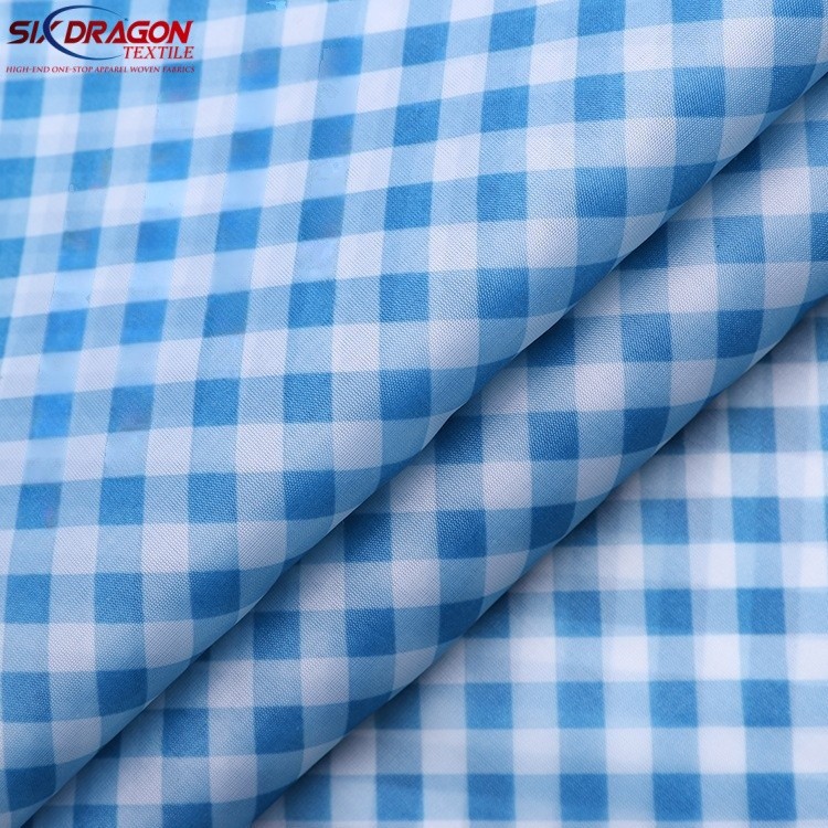 Gingham Taffeta Fabric factory