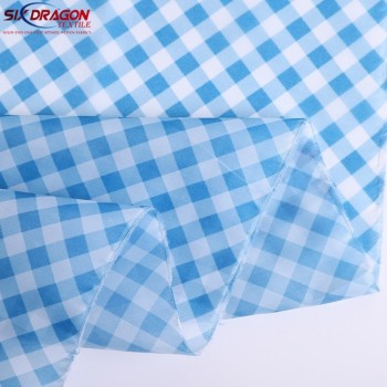 Gingham Taffeta Fabric for Bags, Lining and Decoration