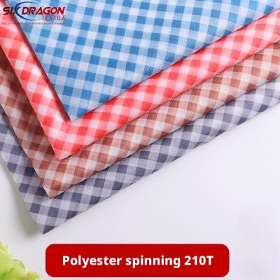 Gingham Taffeta Fabric for Bags, Lining and Decoration
