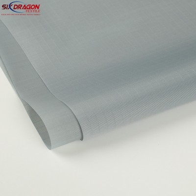 PU Coated Grey Taffeta Fabric for Tent, Bag