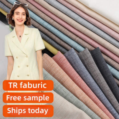 Wholesale Polyester Twill Fabric - OEM/ODM In-Stock Woven Dyed Material for Women's Apparel