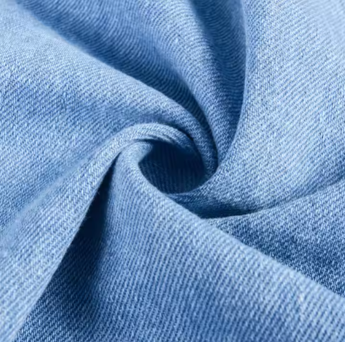 Premium Stretch Washed Denim Fabric for Bags Clothes Pants Shirts - Versatile DIY Thick Blue Cotton for All Seasons