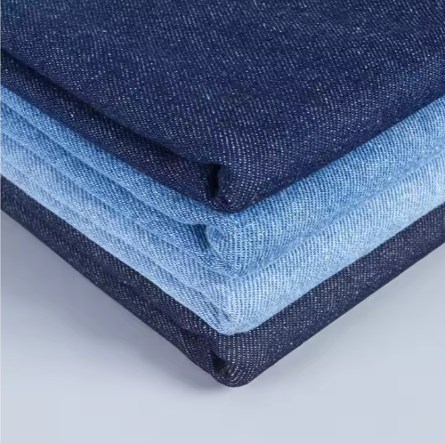 Premium Stretch Washed Denim Fabric for Bags Clothes Pants Shirts - Versatile DIY Thick Blue Cotton for All Seasons