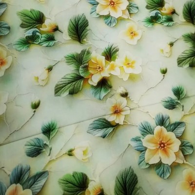 Bulk 100% Rayon Woven Fabric  Bali & Korea Indonesia Plain Floral Flower Dress Print  Fabric- Ideal for OEM/ODM Partnerships | Wholesale Pricing for Brands & Distributors