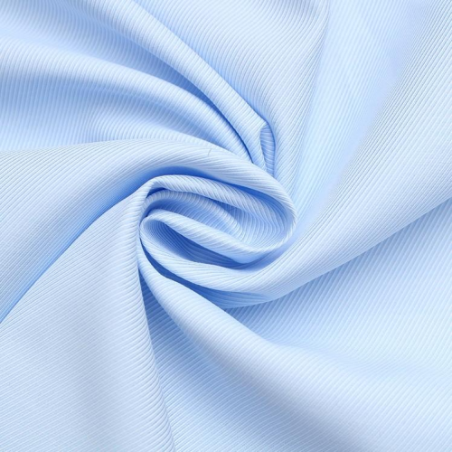 2025 Hot sale twill shirt fabric for business casual blue shirt and dress