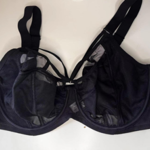 Manufacturing Full Figure Bras Sexy Mesh Design Black Underwire Thin Soft Lingeries Solutions