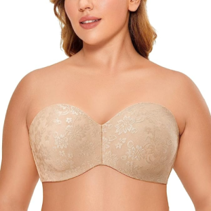 Wholesale Plus Cup Soft Strapless Bras Underwrie No padded Width Strong Band Lingeries Customized