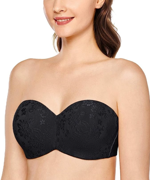 Wholesale Plus Cup Soft Strapless Bras Underwrie No padded Width Strong Band Lingeries Customized