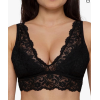 Customize Ladies Lace Wireless Bras Plus Size Deep V neck Thin Cup Everyday Sexy Lingerie Supplier