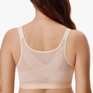 Custom Front Close Wireless Hook Mastectomy Bras Post Opening Surgery Compression Pocket Bra OEM
