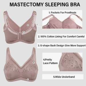 Wholesale Best Plus Size Mastectomy Pocket Bras With Pockets Post Surgery Bra Factory OEM