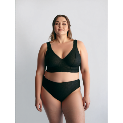 Customize Ladies Lace Wireless Bras Plus Size Deep V neck Thin Cup Everyday Sexy Lingerie Supplier