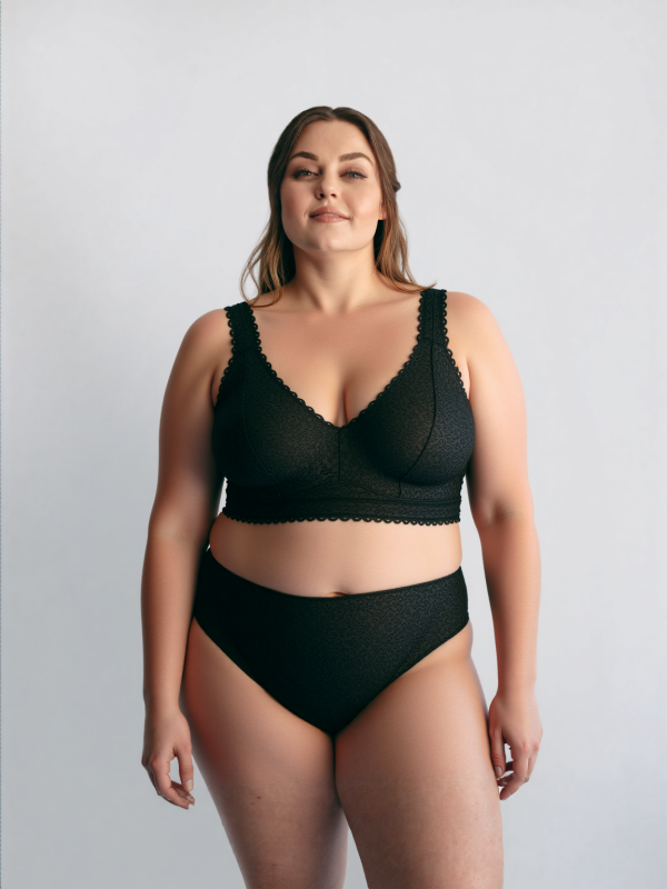 Customize Ladies Lace Wireless Bras Plus Size Deep V neck Thin Cup Everyday Sexy Lingerie Supplier