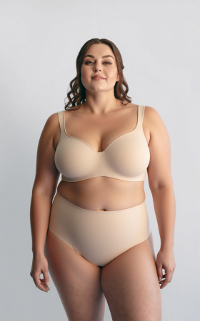 Custom Full cup Supportive T Shirt Padded Bra UnderWire Longline Balconette Bras For Plus Size OEM