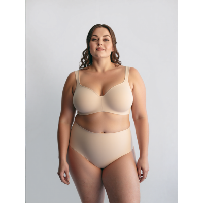Custom Full cup Supportive T Shirt Padded Bra UnderWire Longline Balconette Bras For Plus Size OEM