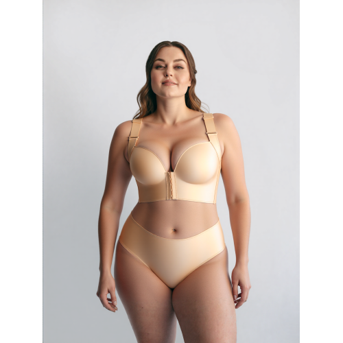 Design Skims Front Close Wireless T Shirt Bras Wire Free Closure Lingerie For Heavy Bust Factory