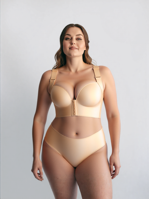 Design Skims Front Close Wireless T Shirt Bras Wire Free Closure Lingerie For Heavy Bust Factory