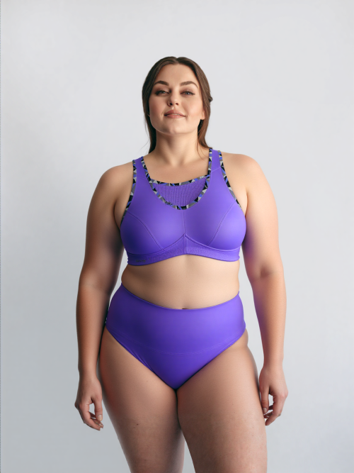 ODM Ladies High Impact Plus Size Sports Bras Women Full Cover Strong Support Outdoor Bra Wholesale
