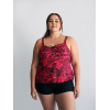 OEM Womens Plus Size Bathing Swim Suits Print Two Piece Swimsuit Tankini Swimwear Wholesale Supplier