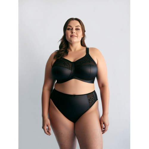 Ladies Wireless Soft Cup Plus Size Bra embroidery Full Coverage Non Padded Lingerie Supplier