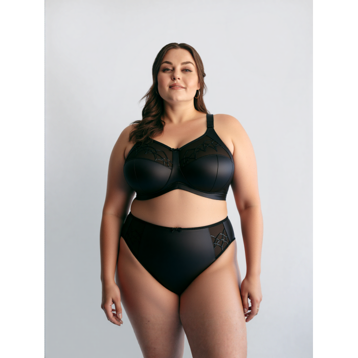 Ladies Wireless Soft Cup Plus Size Bra embroidery Full Coverage Non Padded Lingerie Supplier
