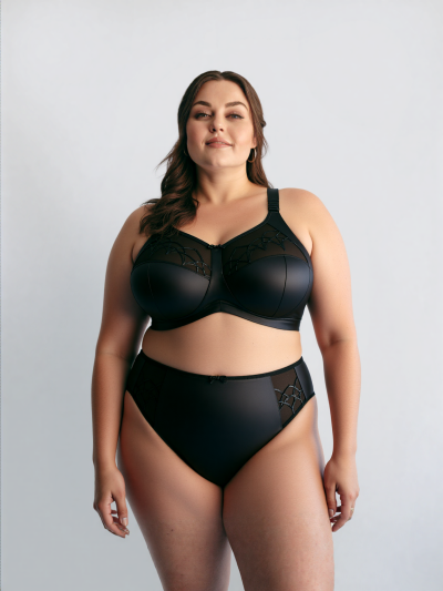 Ladies Wireless Soft Cup Plus Size Bra embroidery Full Coverage Non Padded Lingerie Supplier