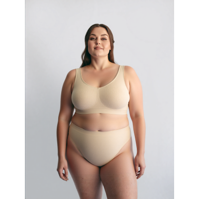 Wholesale Women Seamless Wireless Bras Plus Size Cup Everyday Sports Lingerie Customized