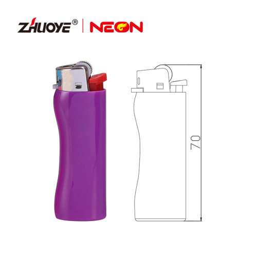 ZY-5G Medium Pocket flint lighter manufacturer Ergonomics body design,child safety wheel