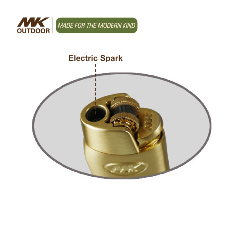 ZY-7GMT Jet Flame Lighter com roda de segurança infantil, design ergonômico curvo - acabamento cromado ou fosco