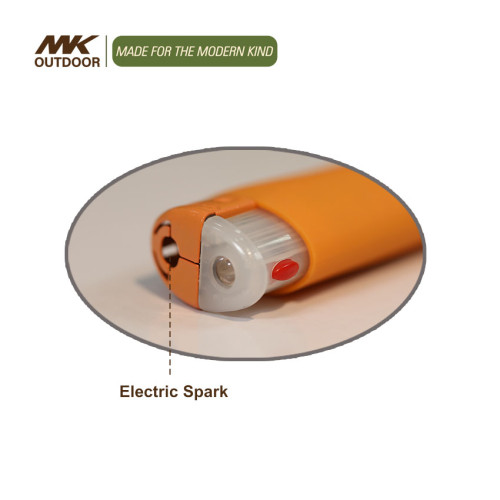 Electronic Lighter ZY-218A2 with Colorful Flashlight, Stable Flame, Durable, Ergonomic Design