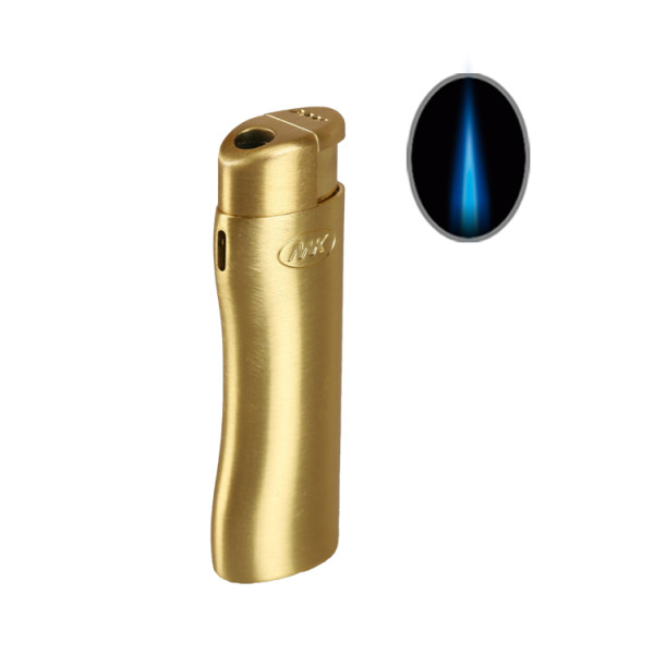 Briquet à flamme ergonomique en métal ZY-218A5MT - Le choix parfait pour le style et la commodité