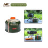 Recipiente de combustible mezclado MK Outdoor Series RG5: gas butano premium para estufas de cocina al aire libre