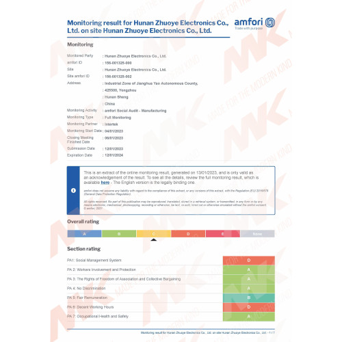 BSCI Full Monitoring Report by Amfori