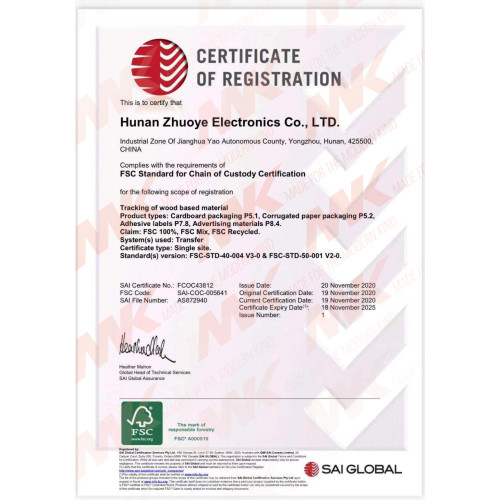 FSC Standard for Chain of Custody Certification