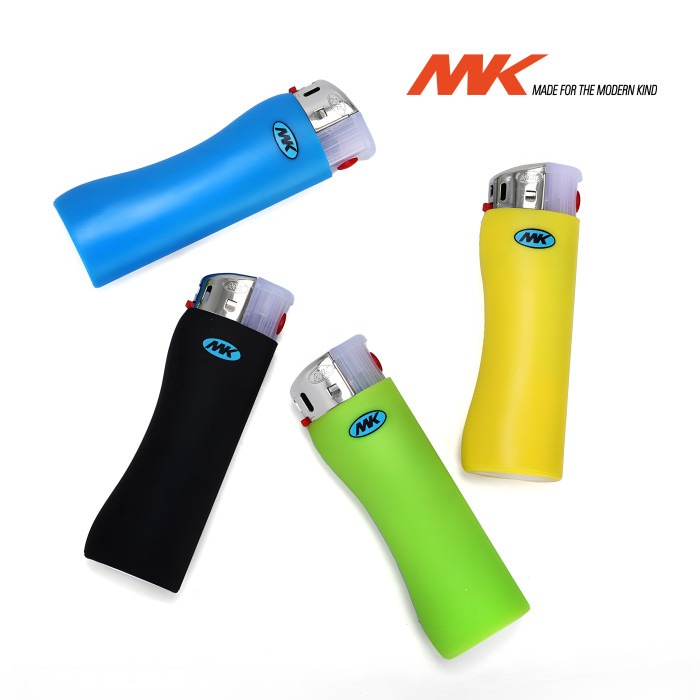 Briquet électronique ZY-218A2 avec lampe de poche colorée, flamme stable, conception durable et ergonomique