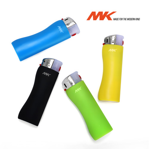 Electronic Lighter ZY-218A2 with Colorful Flashlight, Stable Flame, Durable, Ergonomic Design