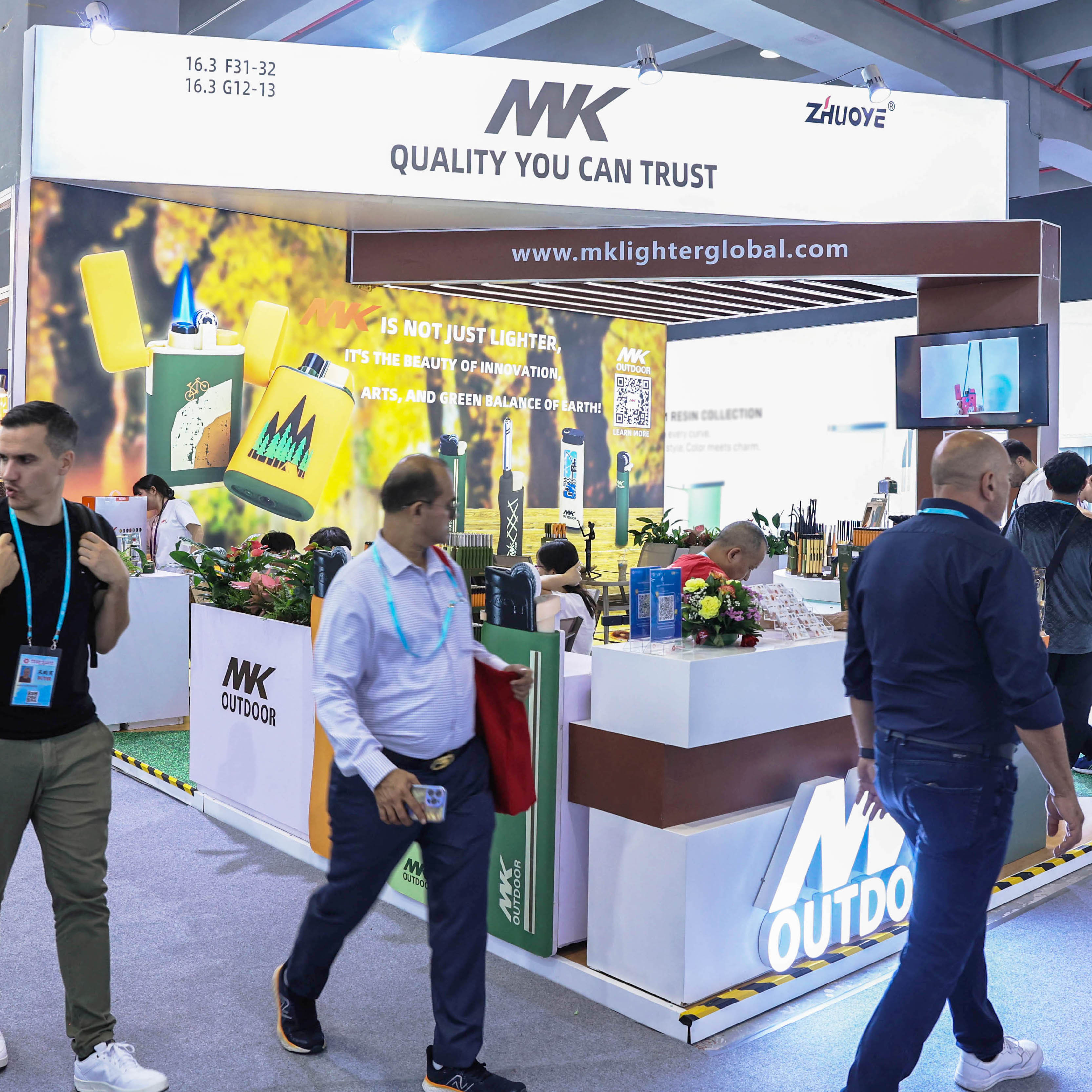 Zhuoye Group: Global General Agent of American MK Lighters at the 136th Canton Fair