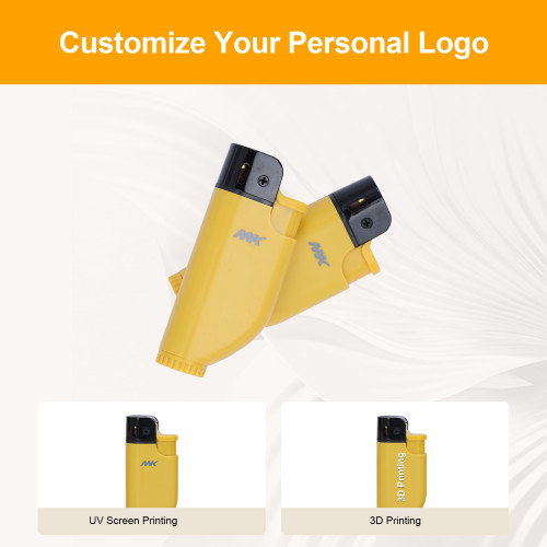 Plastic Refillable Butane Lighters Wholesale Supplier | Factory Direct Custom Logo Gas Lighter with Portable Safety for Brand & Supermarket Sourcing