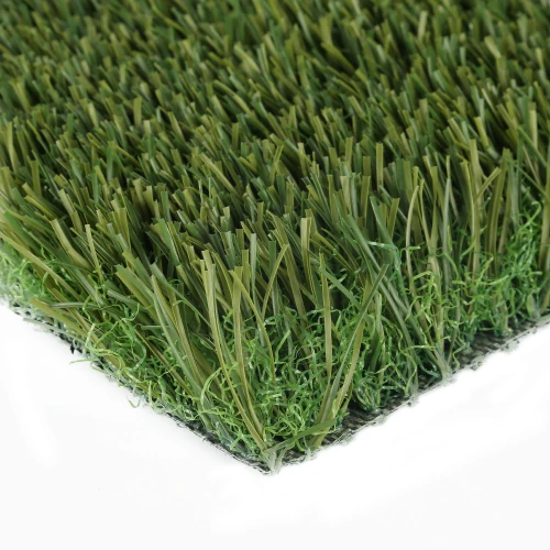 Paisaje de césped artificial alrededor de la piscina para su jardín