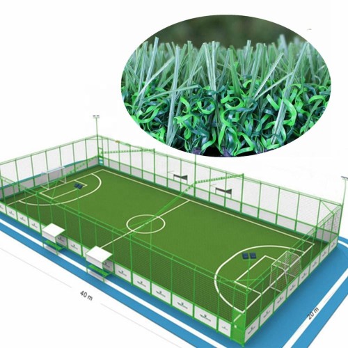 Césped artificial de césped sintético para mini campo de fútbol, venta al por mayor, césped de fútbol sin relleno