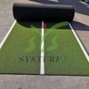 Wear Resistant Gym Artificial Grass Customized Logo Fitness Track Green Artificial Turf Gym Grass