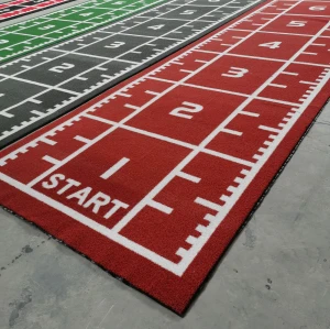 Césped de gimnasio premium personalizable: mejore sus tapetes deportivos con colores y patrones personalizados