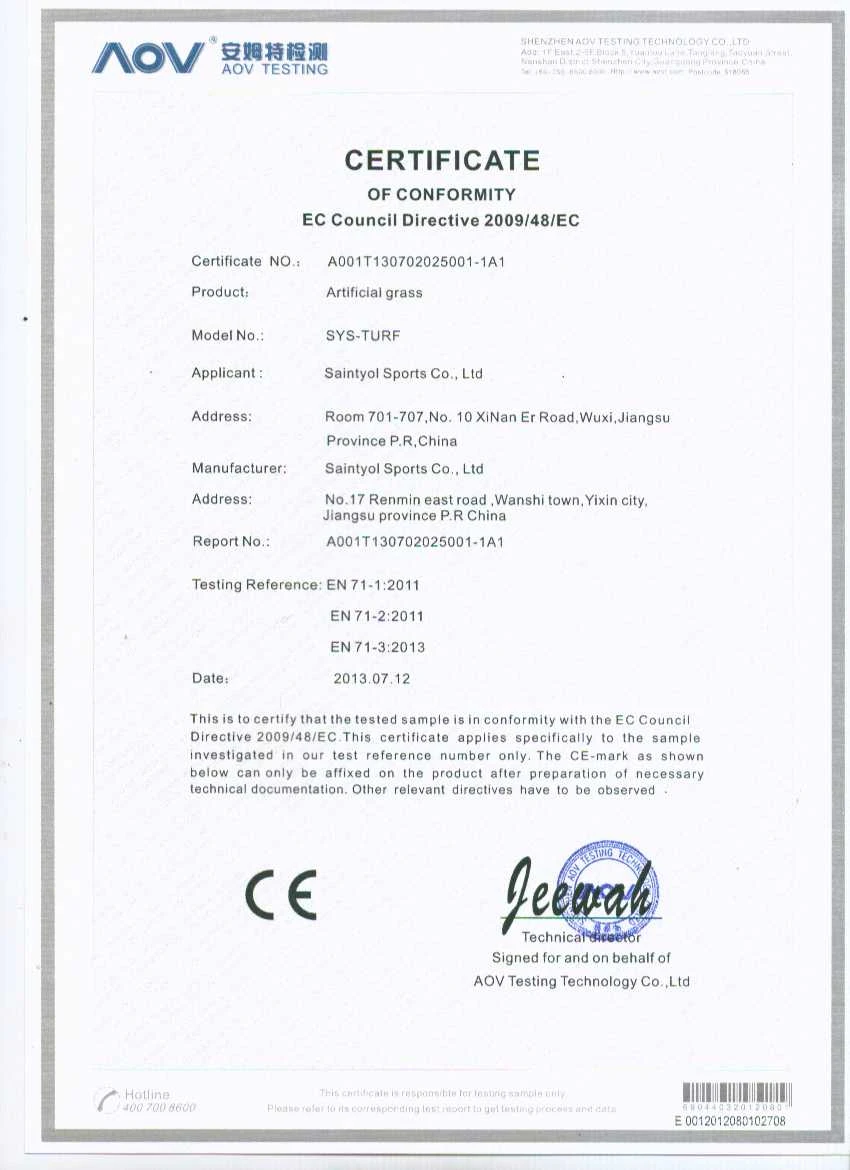 CERTIFICADO CE